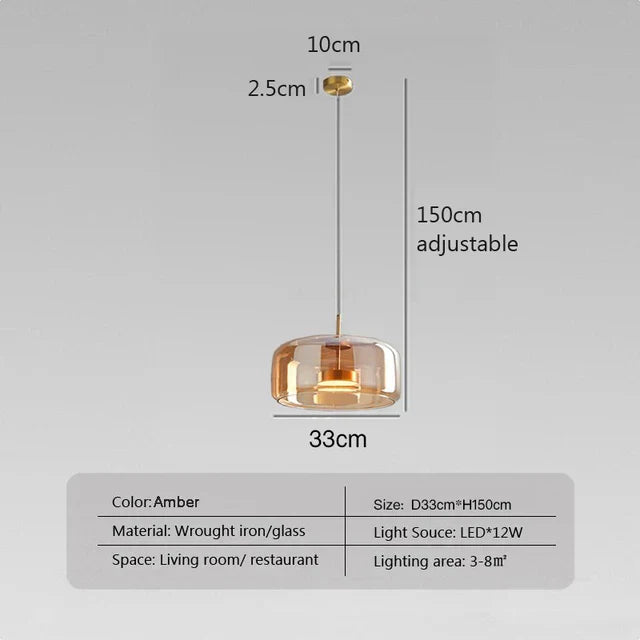 ClearAura - Minimalistische Glaslamp